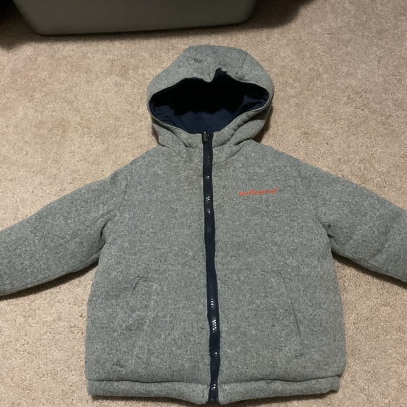 Weatherproof Kids' Navy and grey reversal Puffer Jacket - Picture 5 of 7